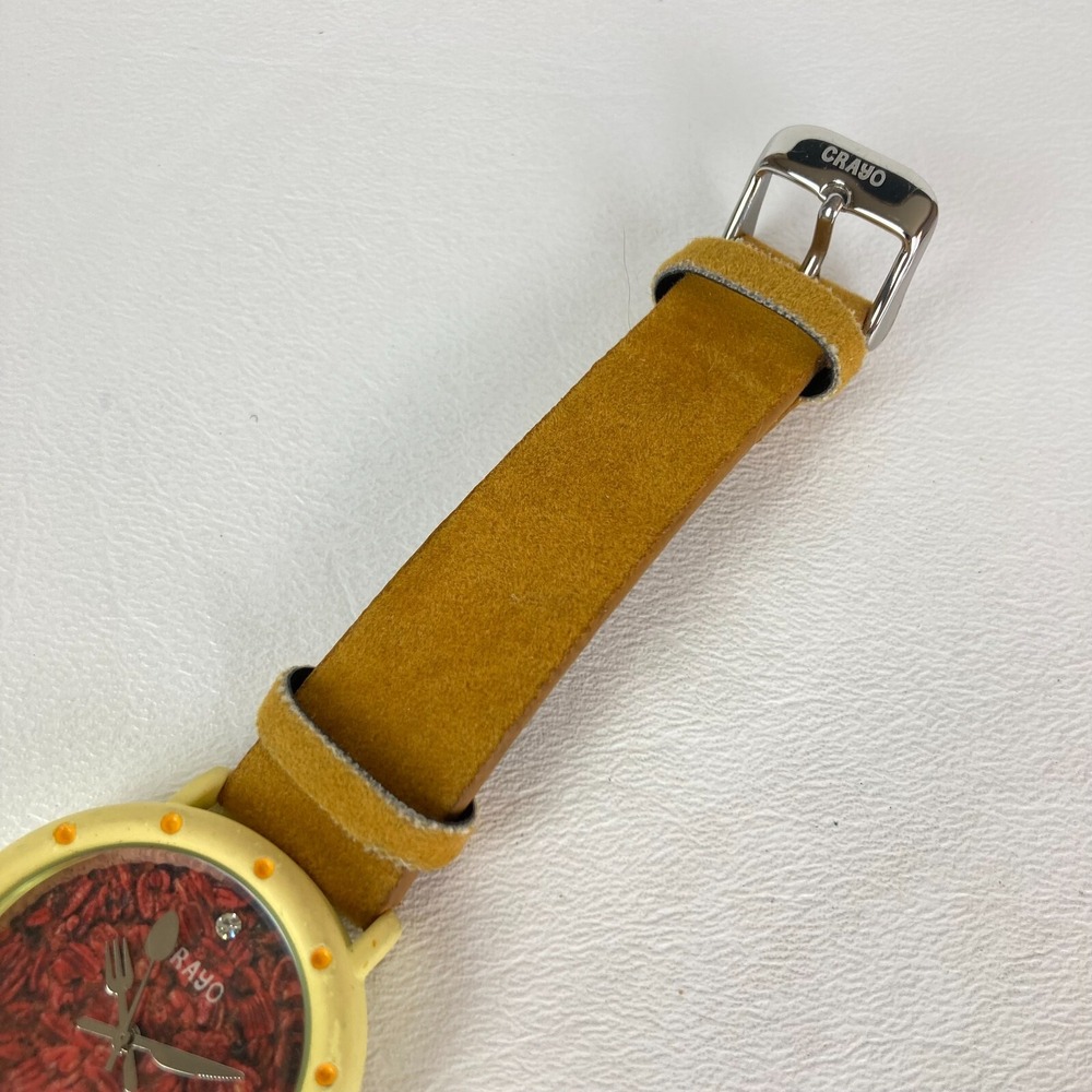 Crayo Slice of Time Women's Watch 37mm Pecan Pie Thanksgiving New Battery 9" - Picture 14 of 16